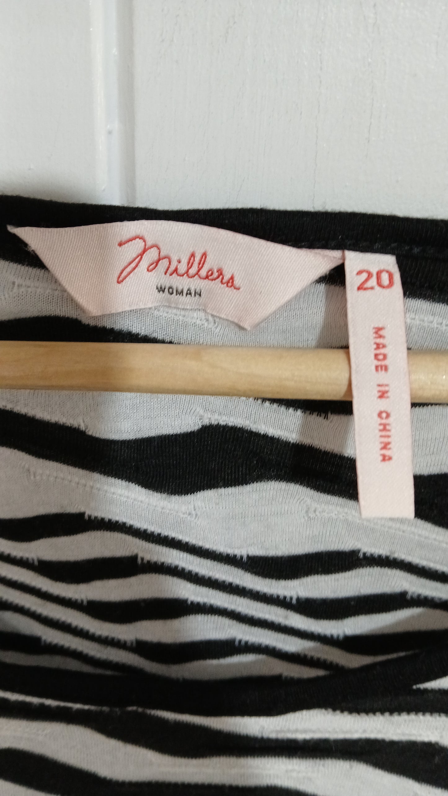 (20) Millers | BW Striped Blouse