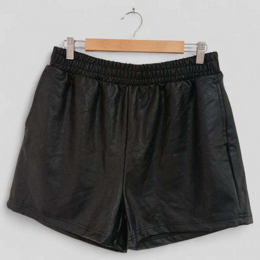 (14) Lily Loves | Faux Leather Shorts