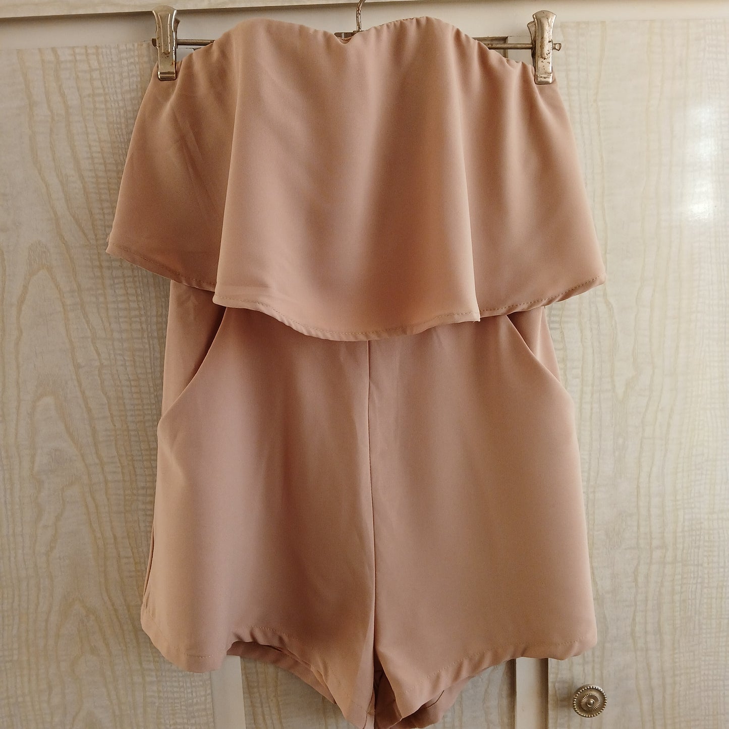 (8) Street Heart Beige Playsuit