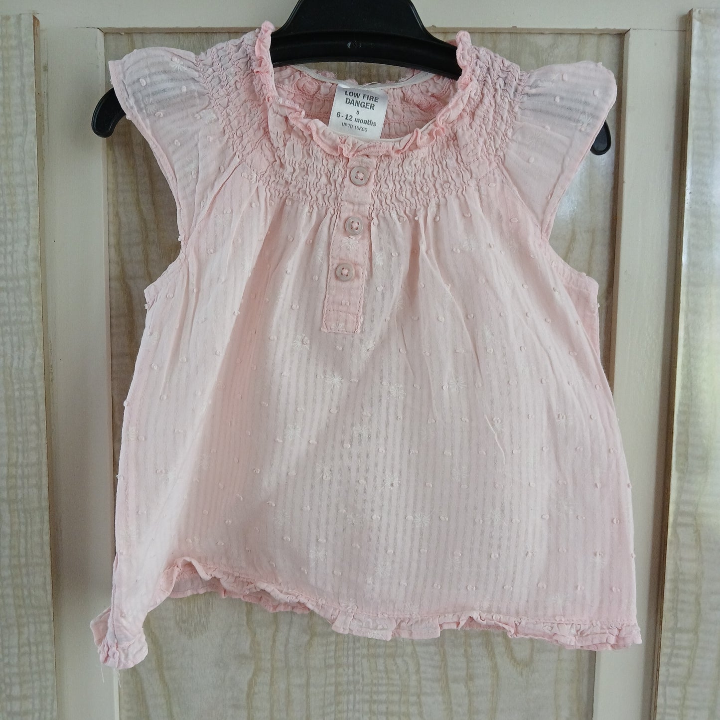 (0) Pink Light Cotton dress