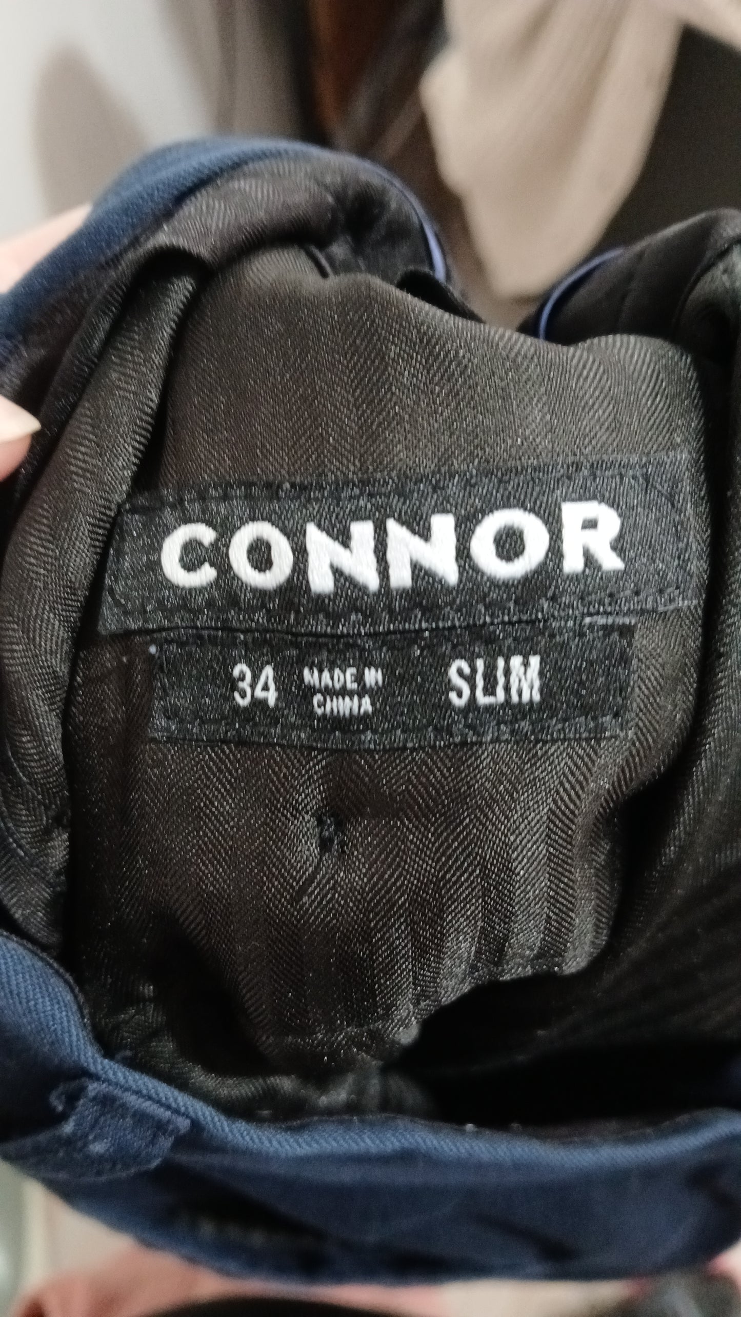 (34) Connor | Navy Slim Pants