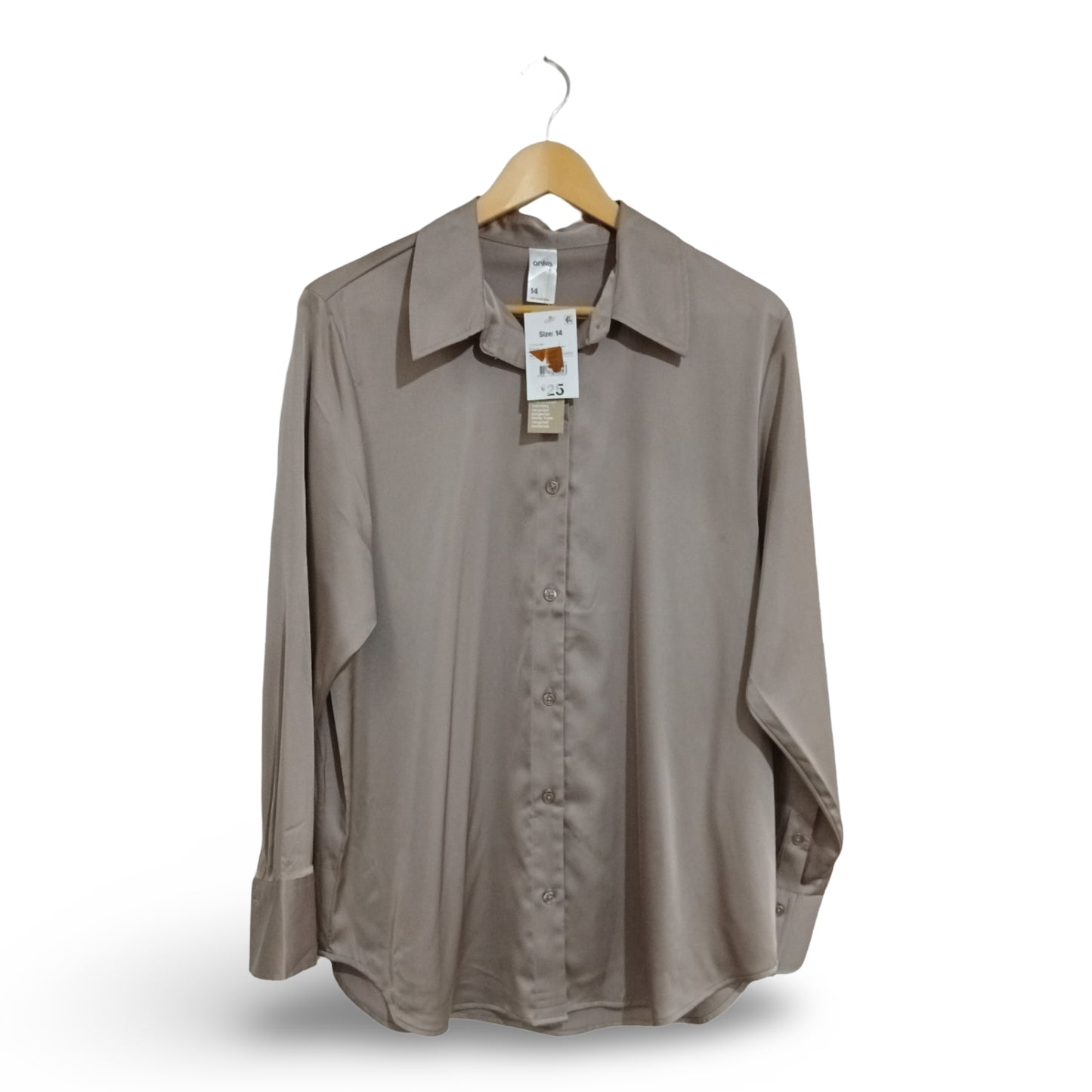 (14) Anko | LS Satin Shirt | BNWT