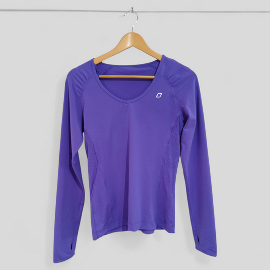 (XL) Purple LS Exercise Shirt