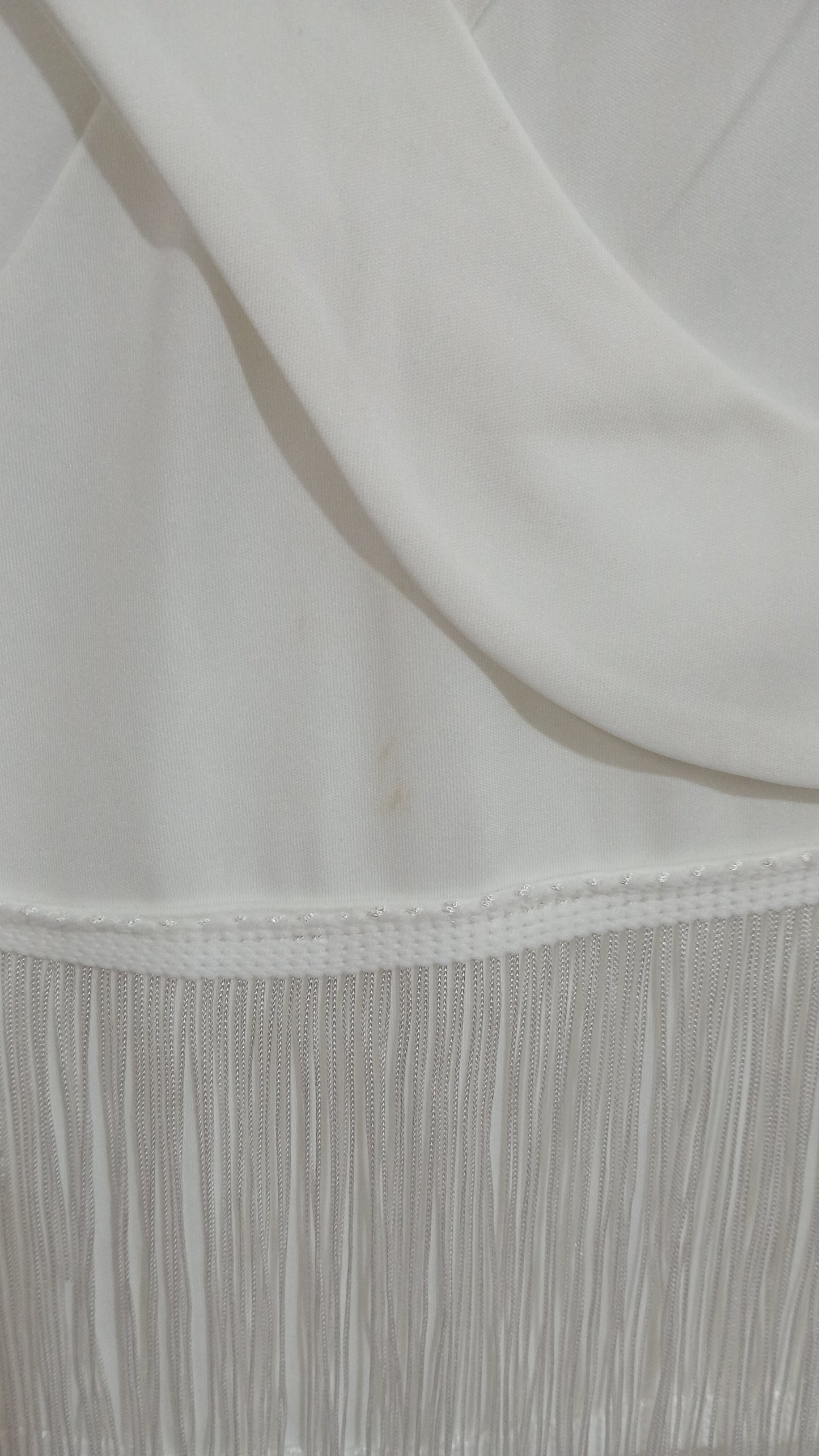 (1XL) Shein Curve | White Frill Dress