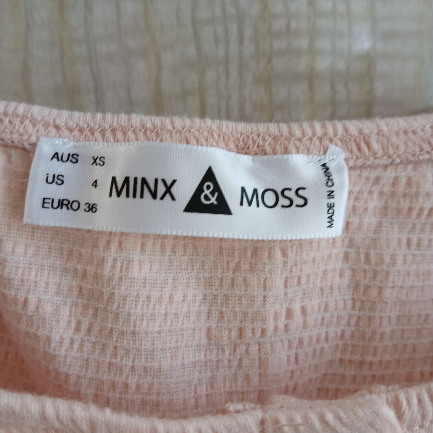 (XS) Minx & Moss Pink Blouse