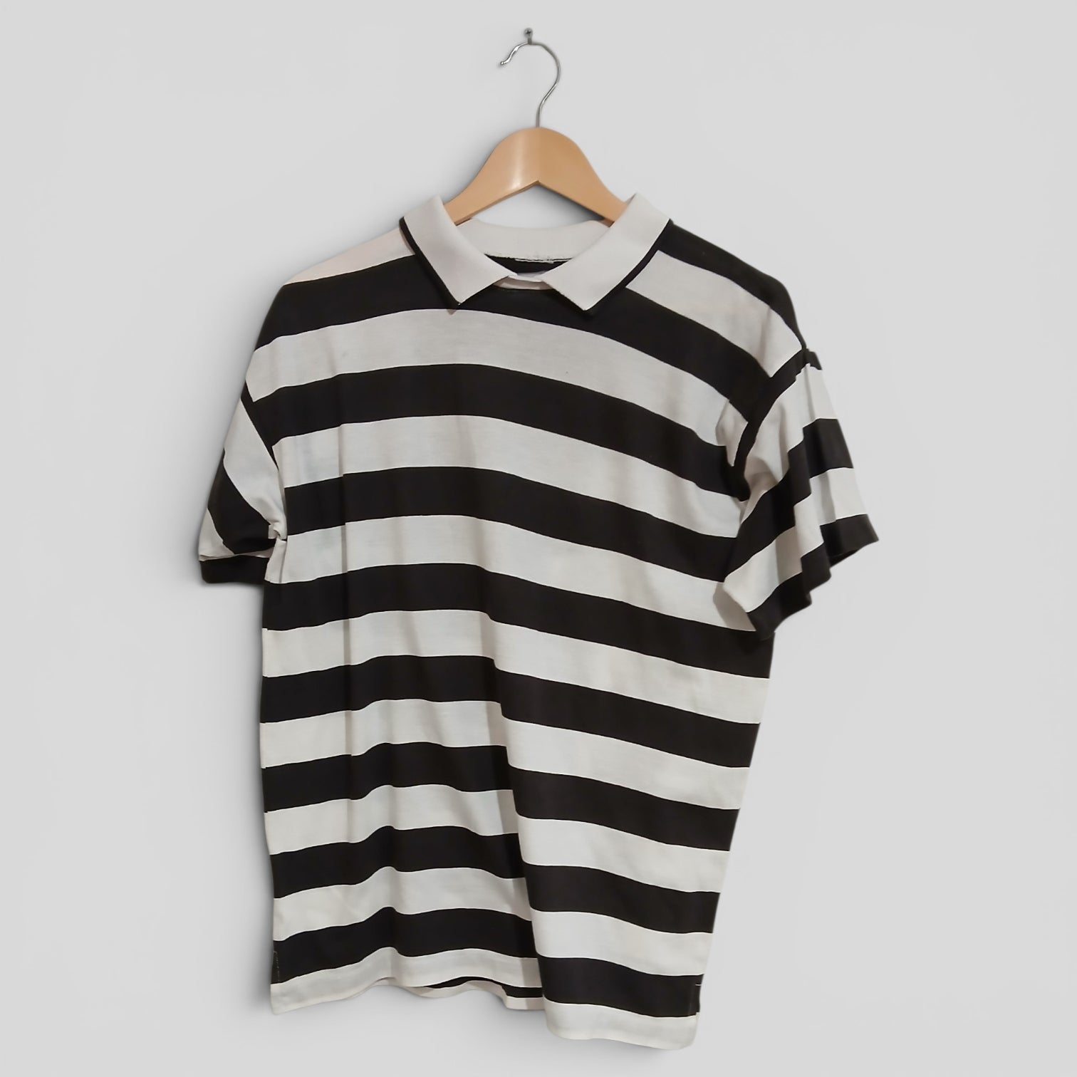 Image of (L) BW Striped Polo