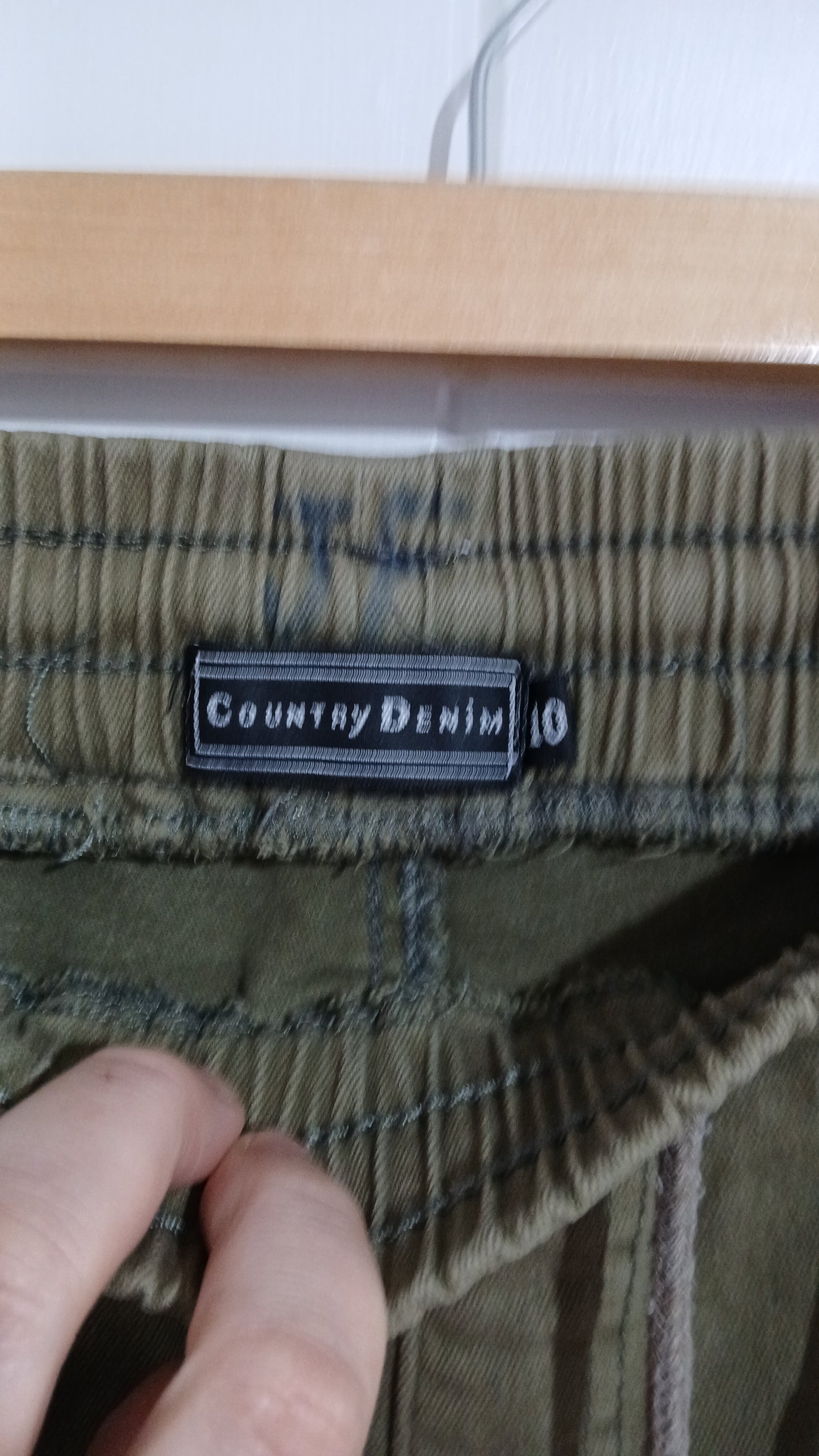 (10) Country Denim | Green Pants