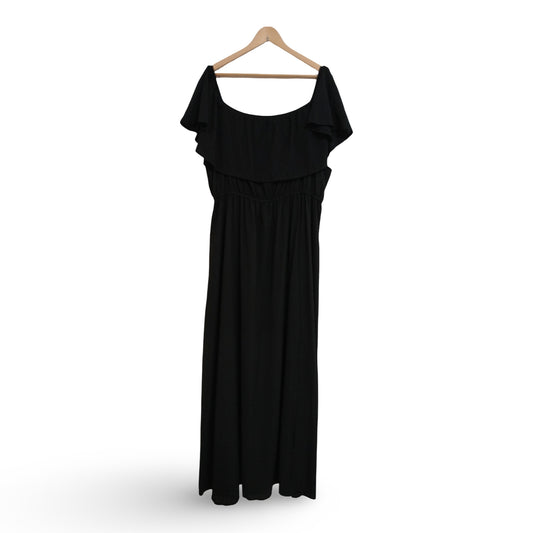 (3XL) Shein Curve | Black Maxi Dress