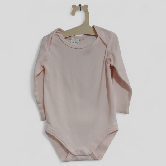 (1JNR) Baby Berry | Pink LS Onesie