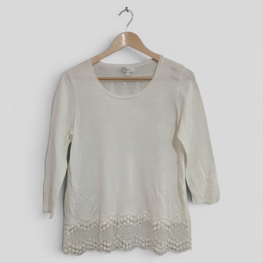 (8) Capture | White Lace Blouse