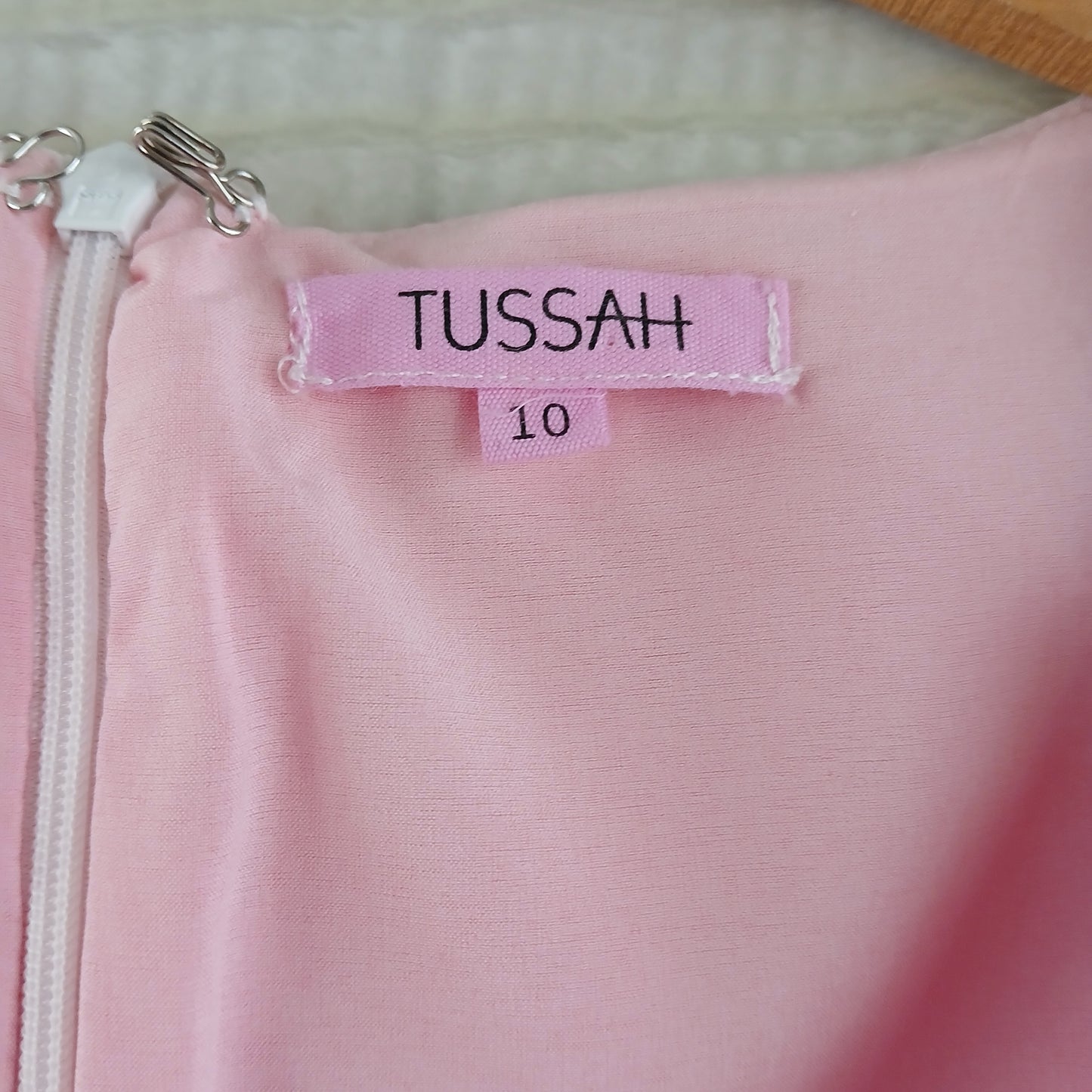 (10) Tussah pink dress