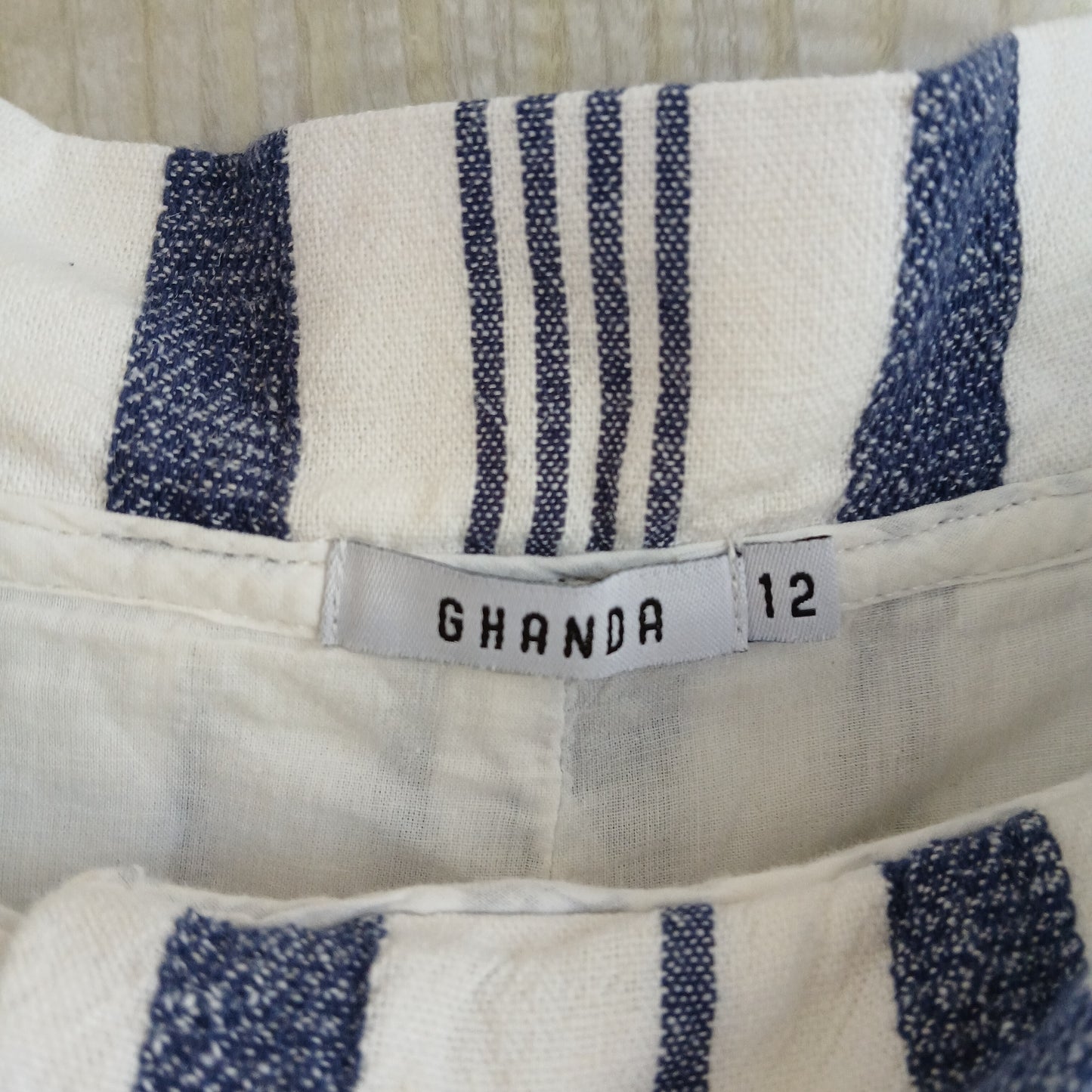 (12) Ghanda | Striped Shorts