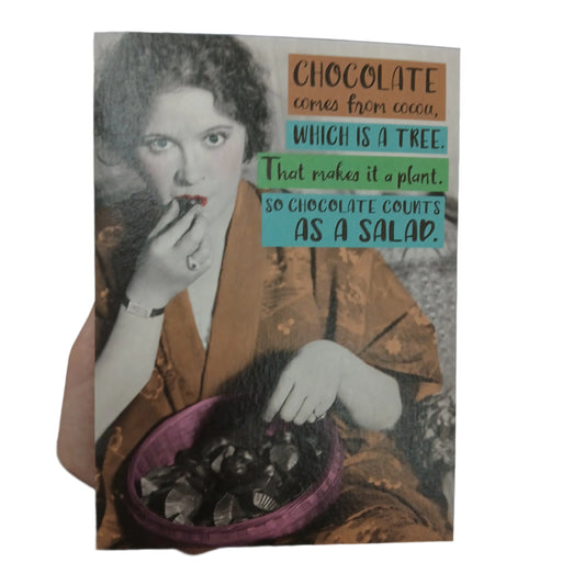 Birthday Card | Humour/Chocolate Salad