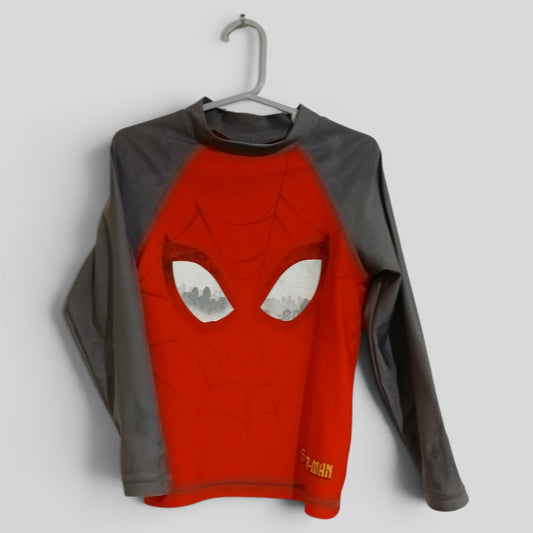 (4JNR) Spiderman | Swim Shirt