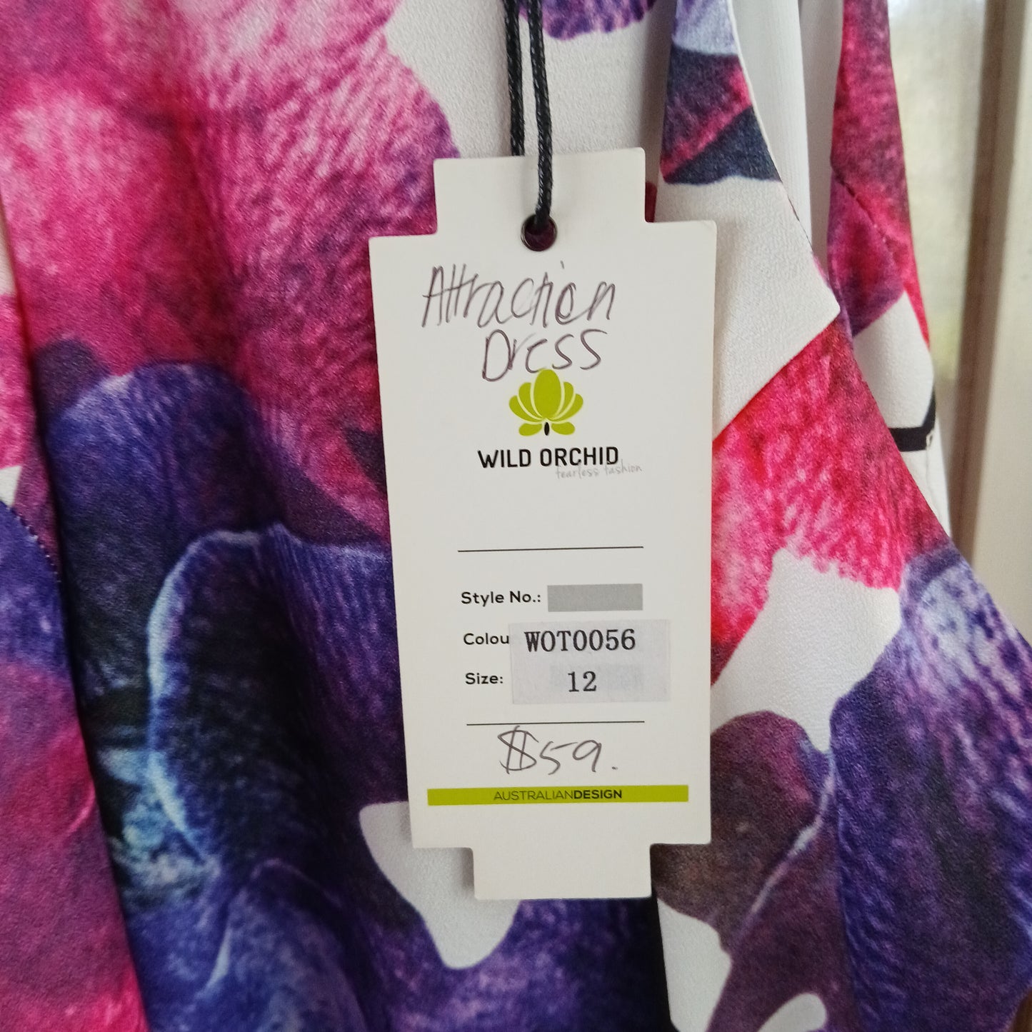 (12) BNWT Wild Orchid dress