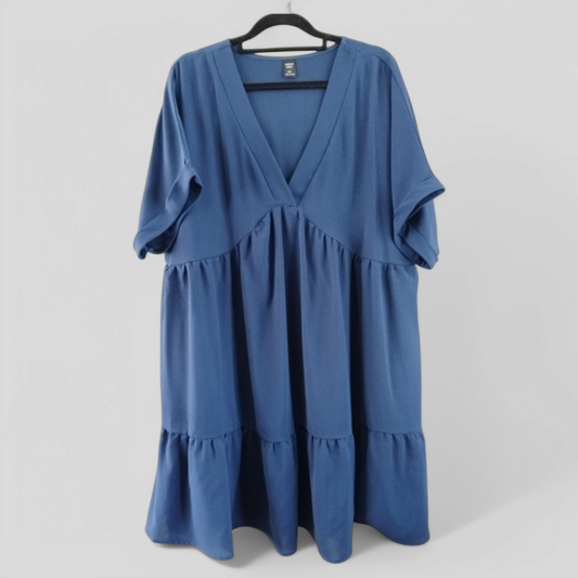 (0XL) Shein Curve | Blue Dress