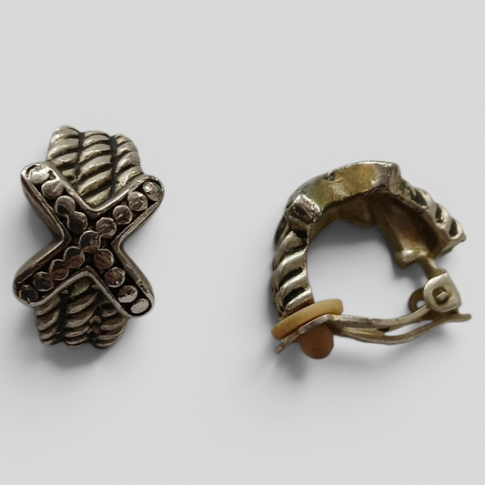 Clip On Earrings | X