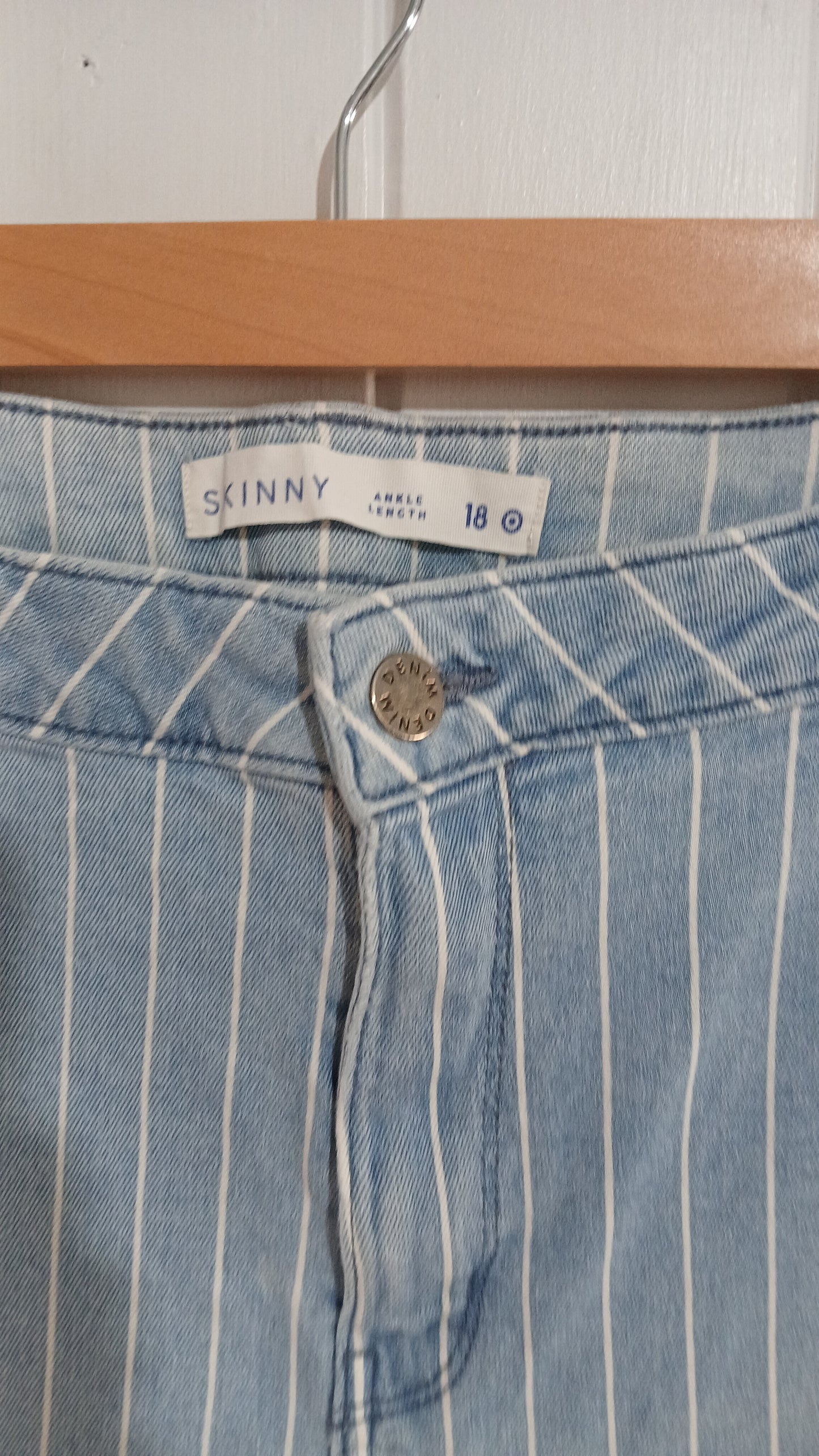 (18) Target | Womens Striped Jeans