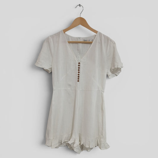 (10) Sunny Girl | White Playsuit