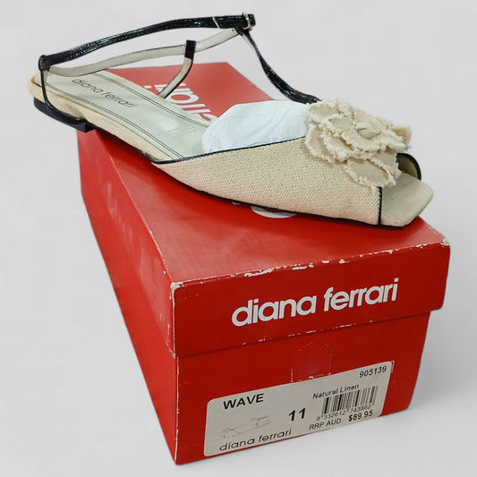 (11) BNWT Diana Ferrari | Wave Flats