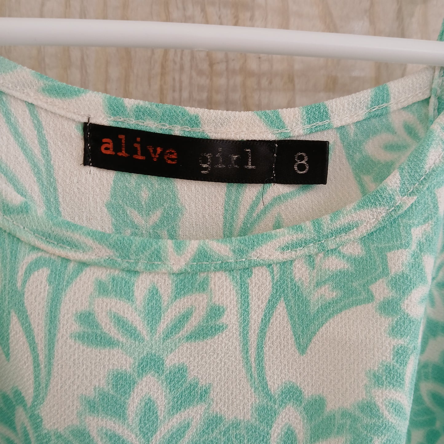 (8) Alive Girl Mint detail blouse