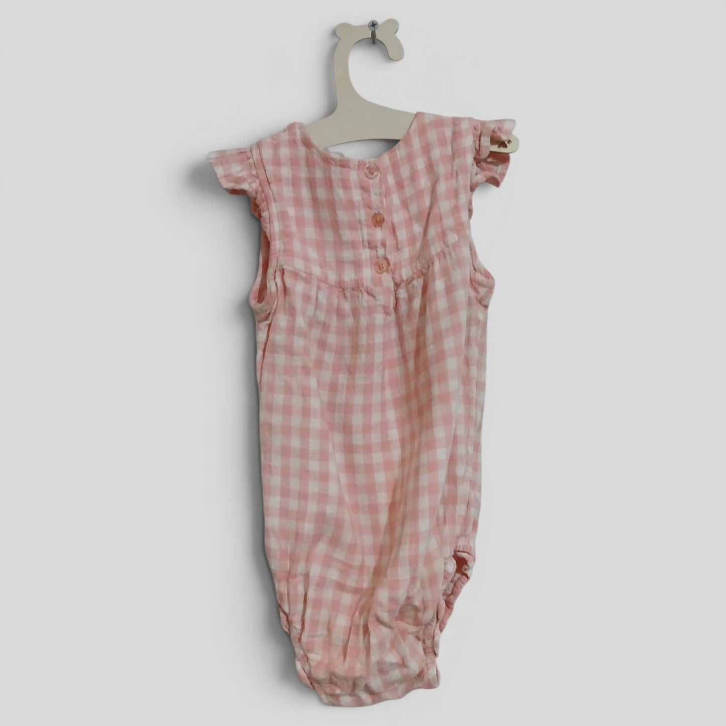 (0JNR) Cotton On Baby | Gingham Onesie