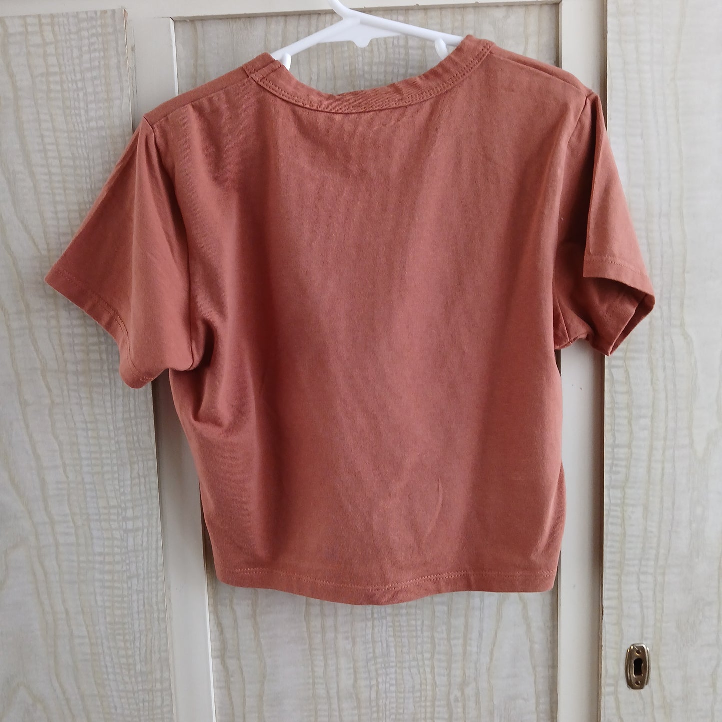 (XS) Cotton On maroon crop tee