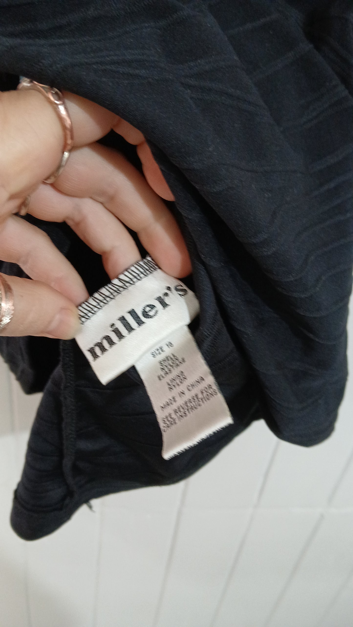 (16) Millers | Black Swim Top/Bra