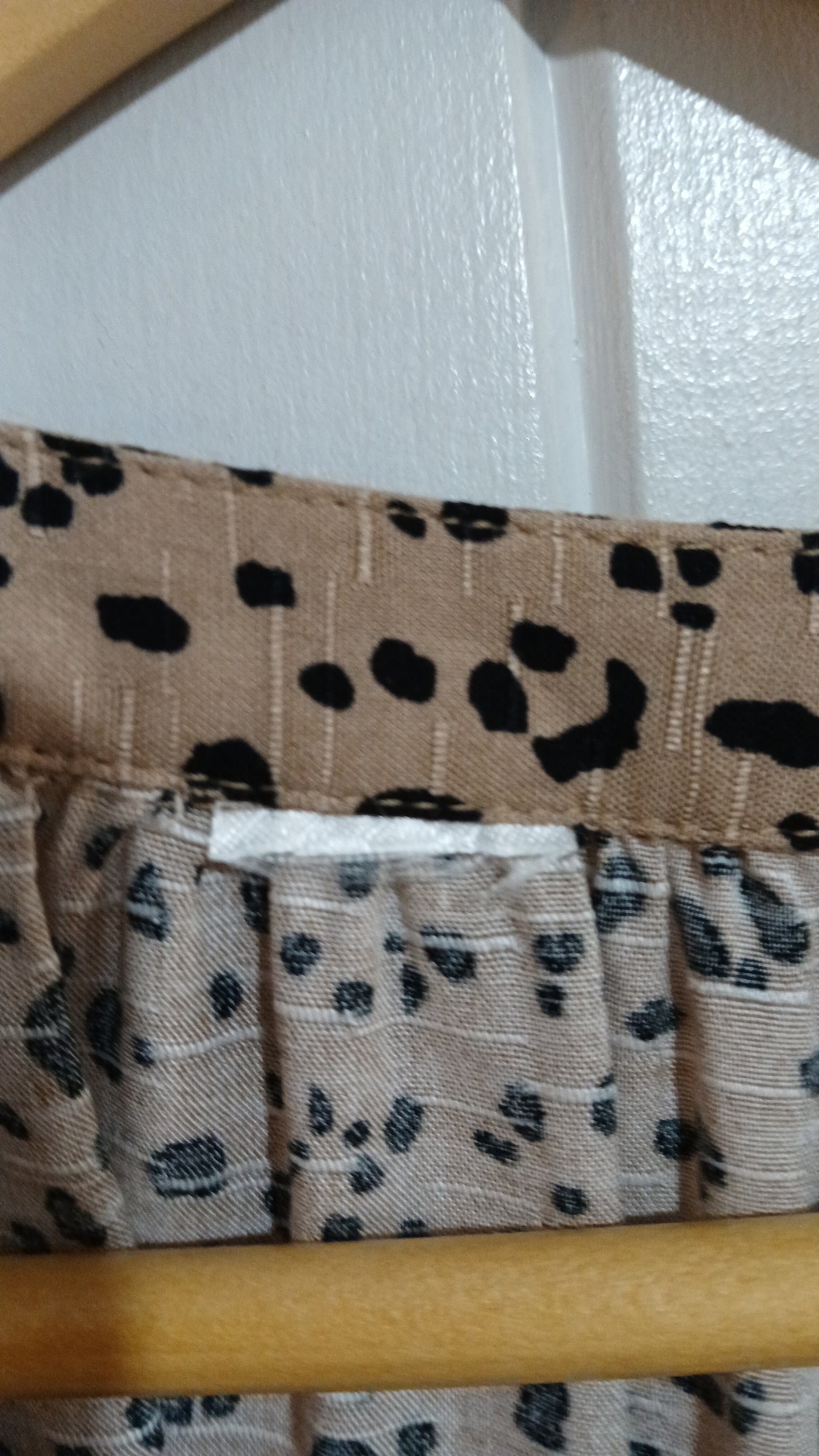 (L) Animal Print Blouse