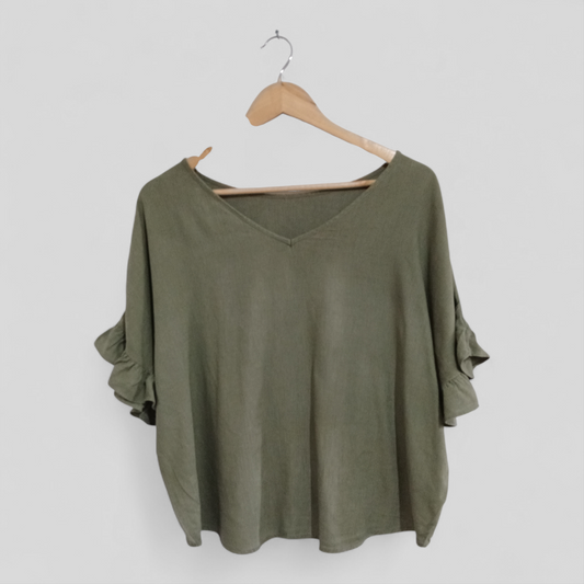 (16) Green Blouse