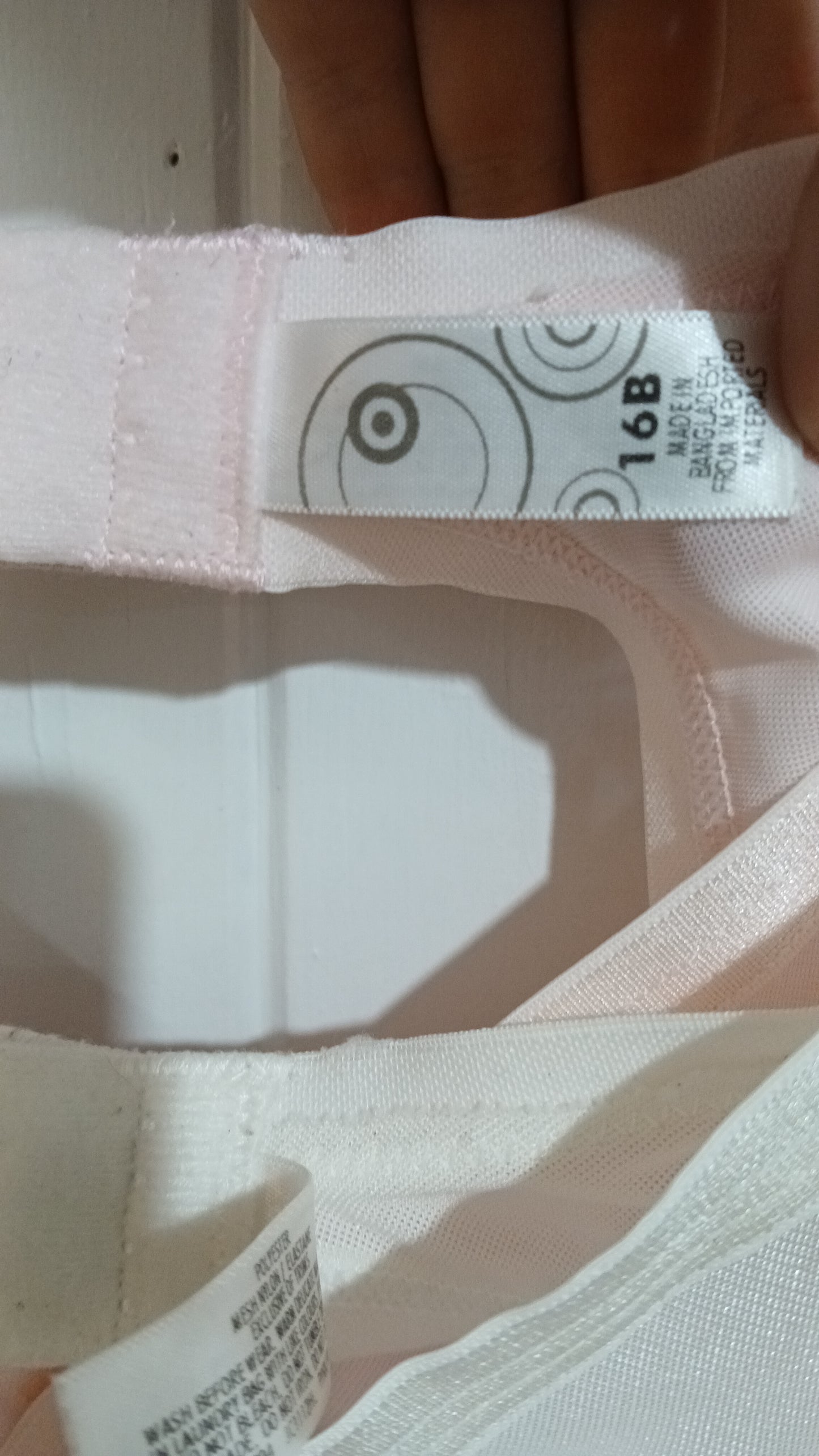 (16B) Target | White/Pink Bra (Set 2)