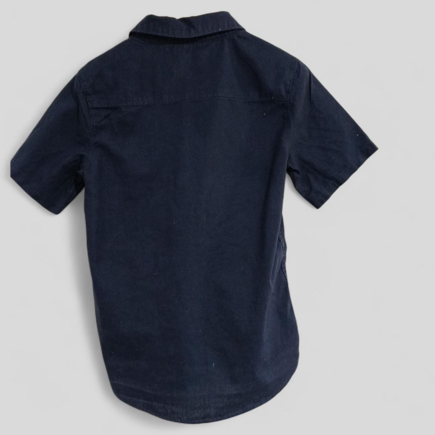(9JNR) Anko | Linen Shirt Navy