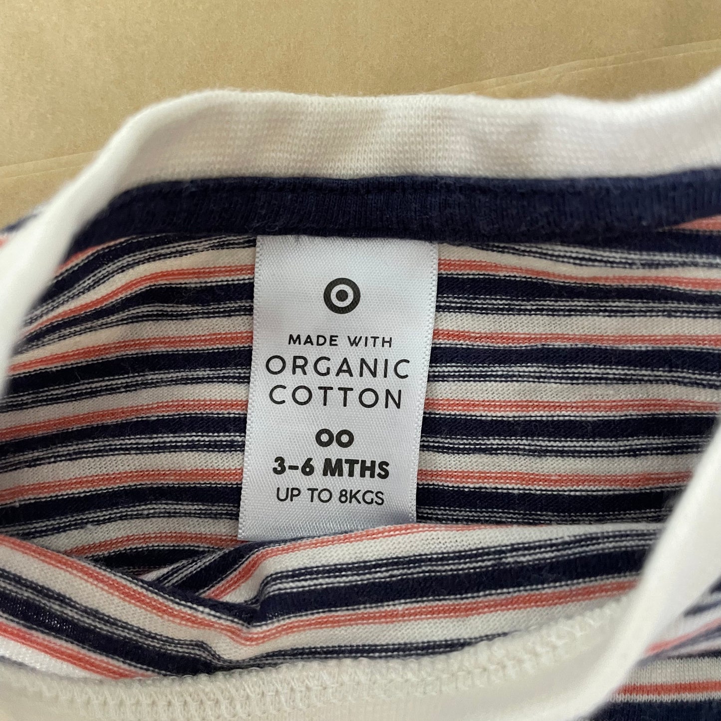 (00) Organic Cotton Striped tee