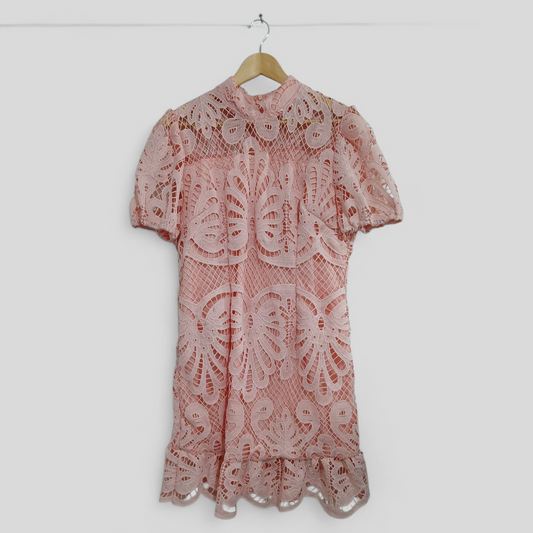 (XL) Shein | Pink Lace Dress