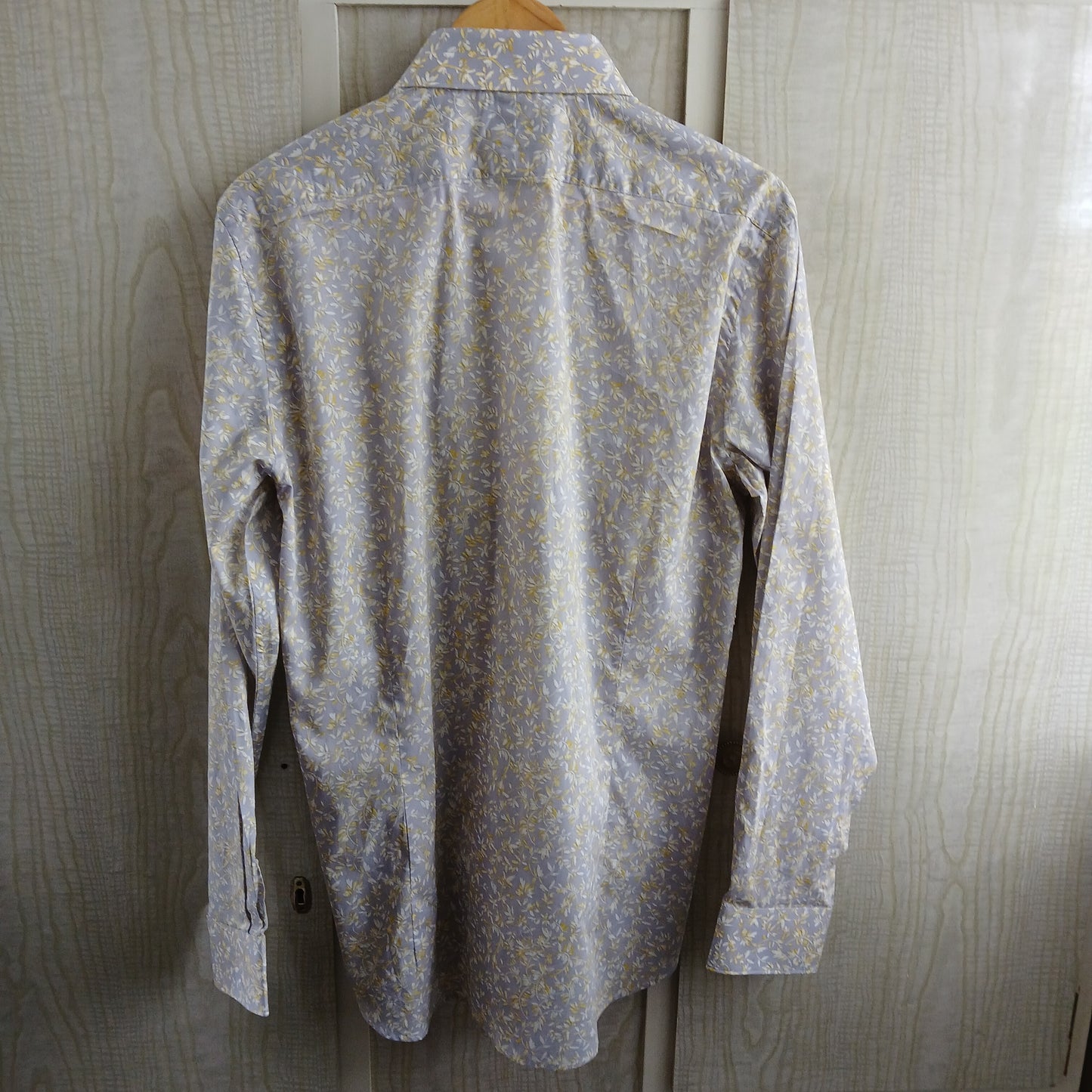 (L) Oxford Pattern L/S Work Shirt