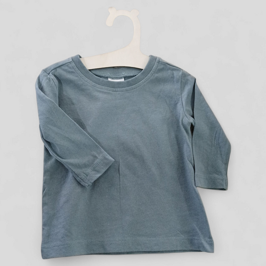 (000) Anko | Blue/Grey LS Shirt