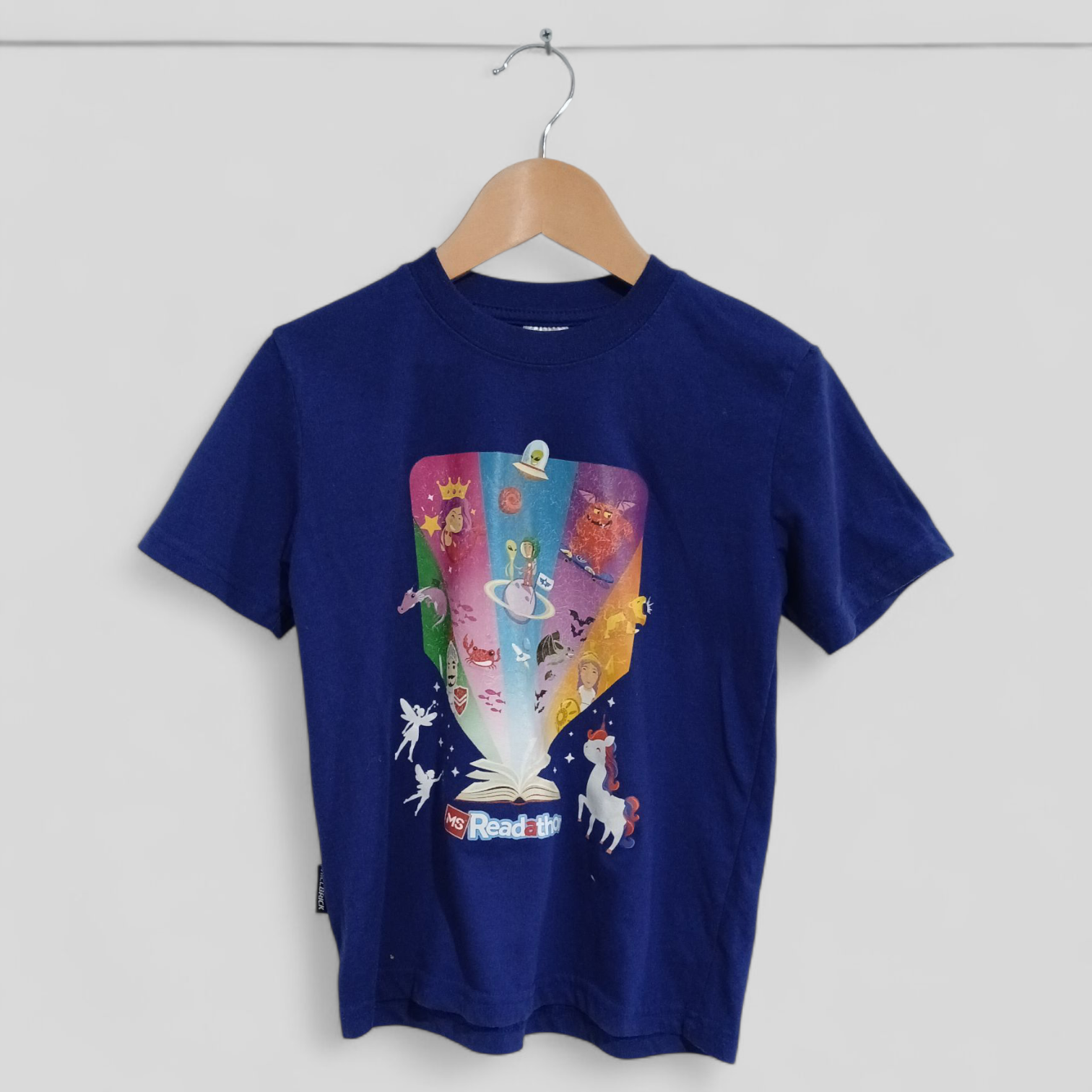 Image of (6JNR) MS Readathon Blue Tee