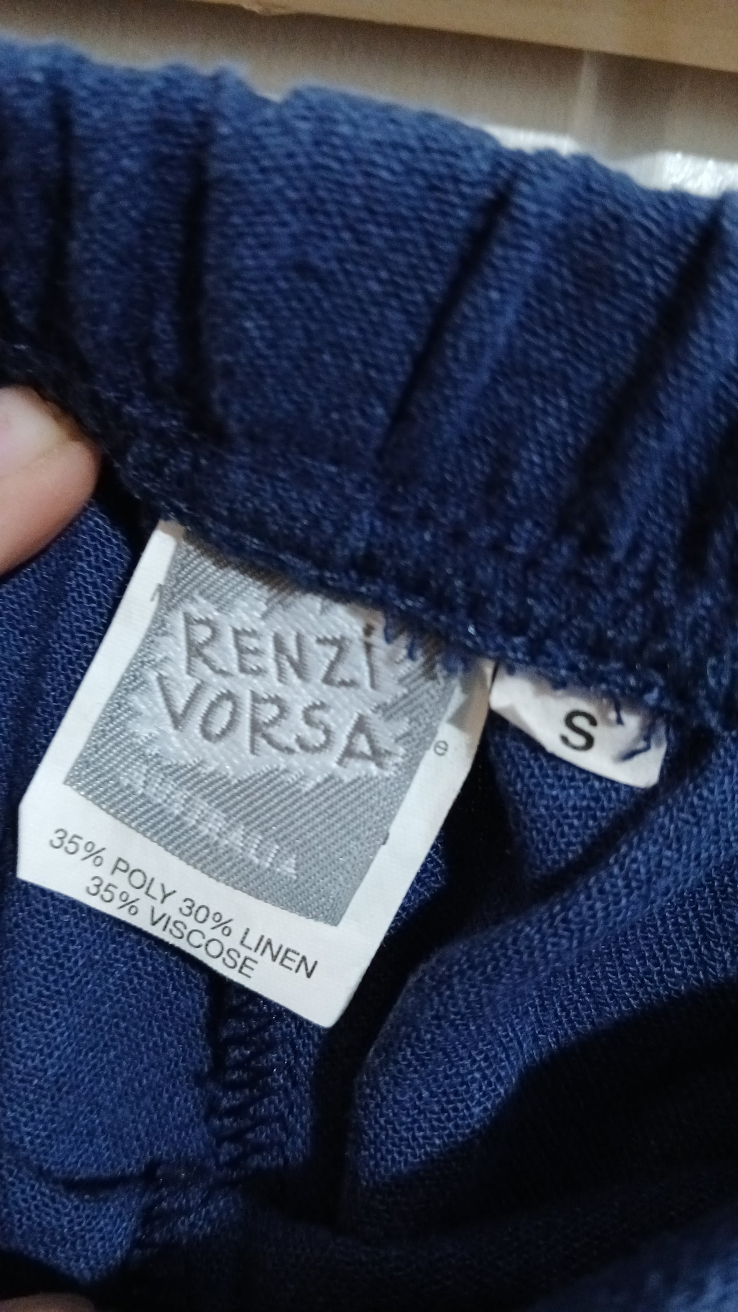 (S) Renzi Vorsa | Blue Blouse Pants Set