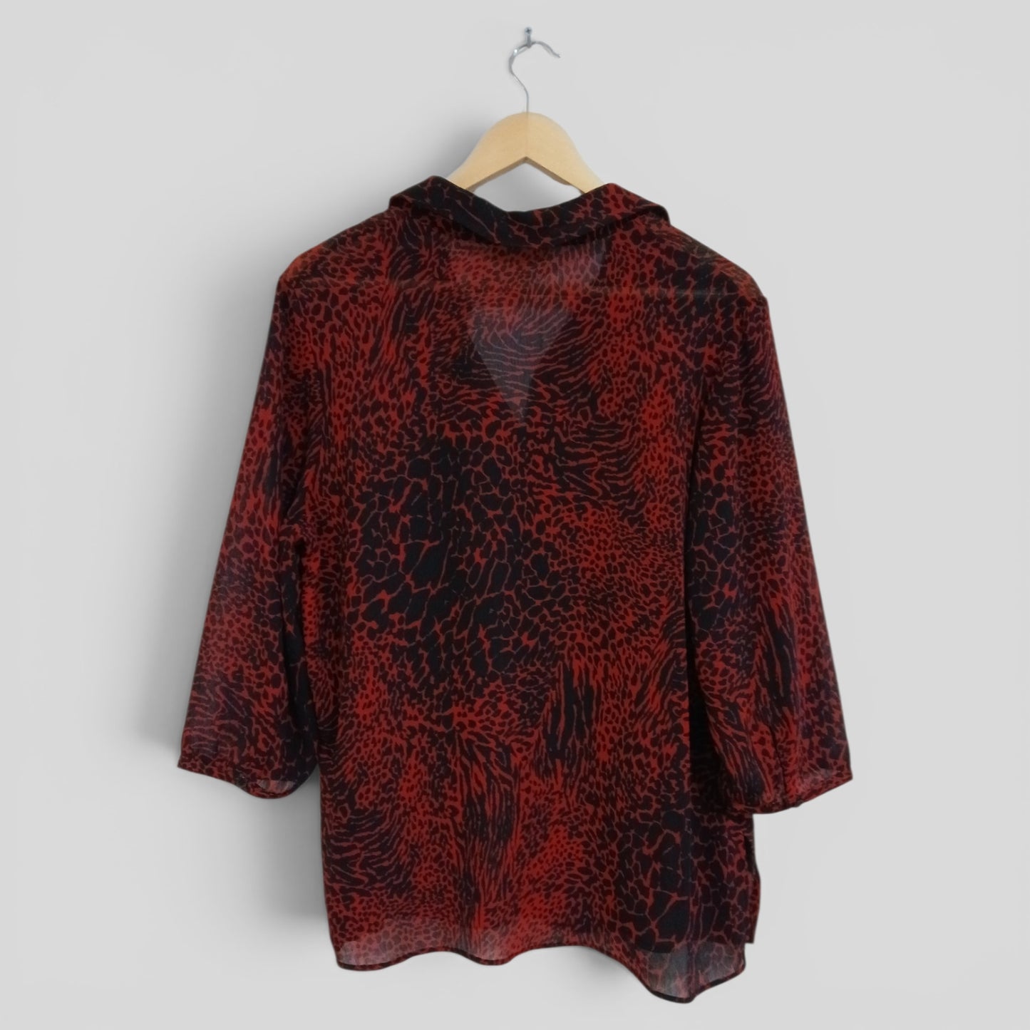 (14) Millers | Red Black Blouse