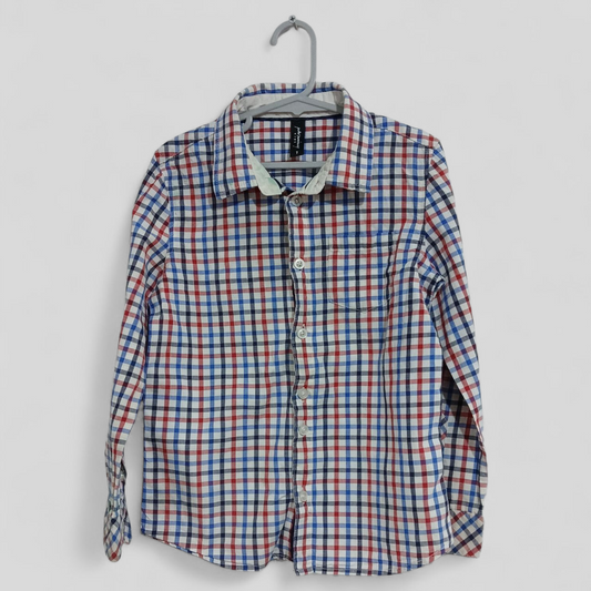 (7JNR) Peter Morissey | Check Shirt