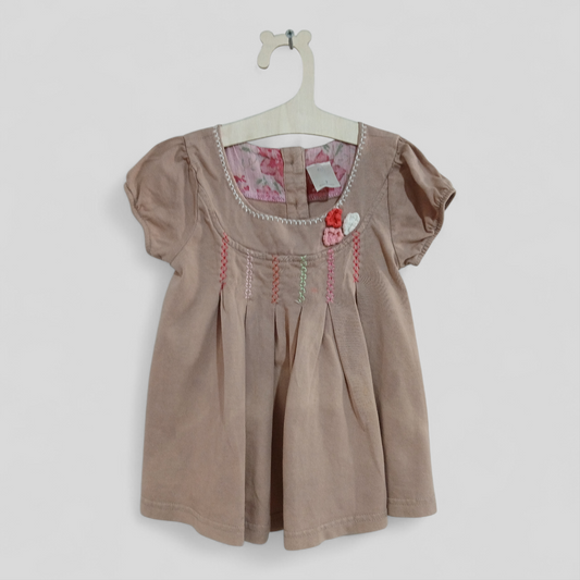 (2JNR) Target | Floral Cream Dress