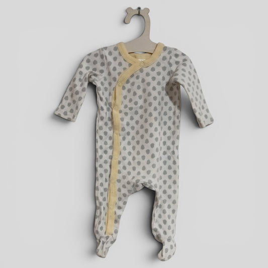 (000JNR) Target | Grey Spot Onesie