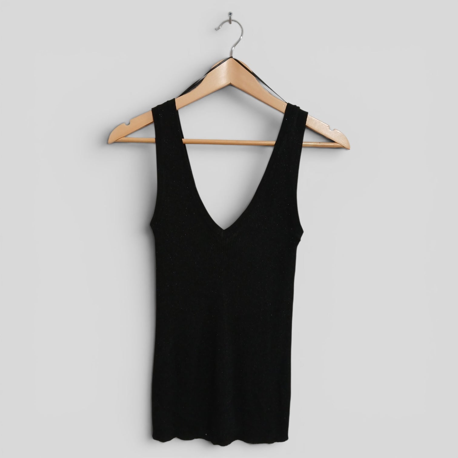 Image of (12) Anko | Shimmer Black Singlet