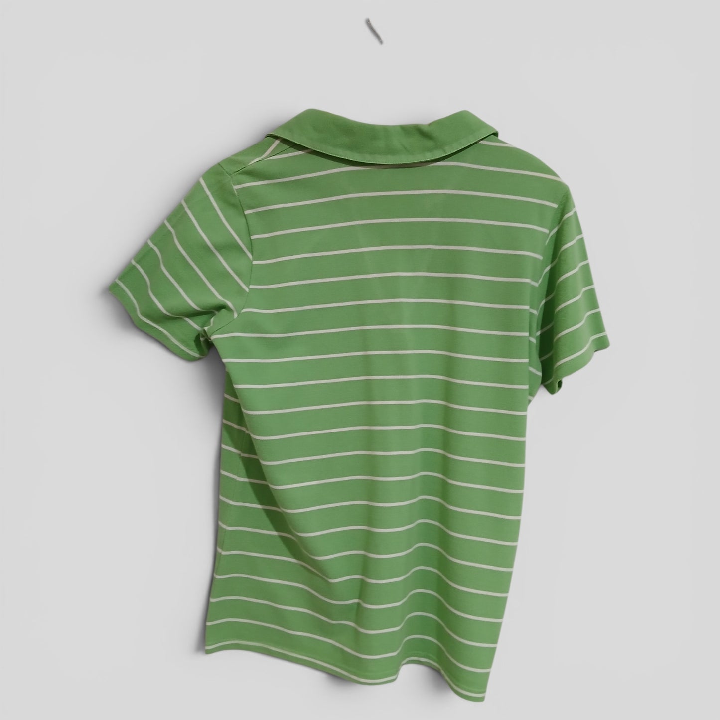 (L) Rockmans | Green Striped Polo