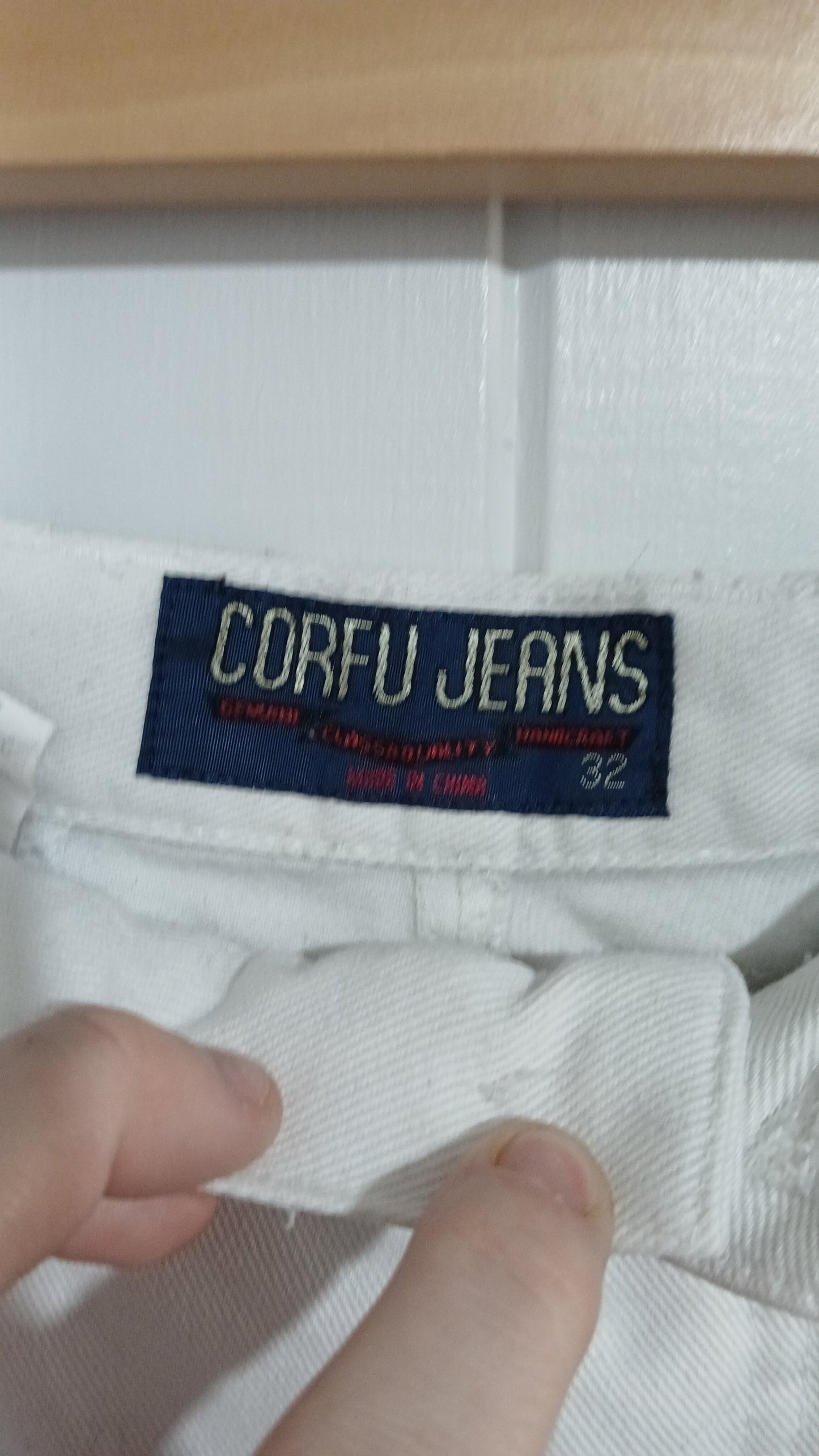 (32) Corfu Jeans | White Shorts
