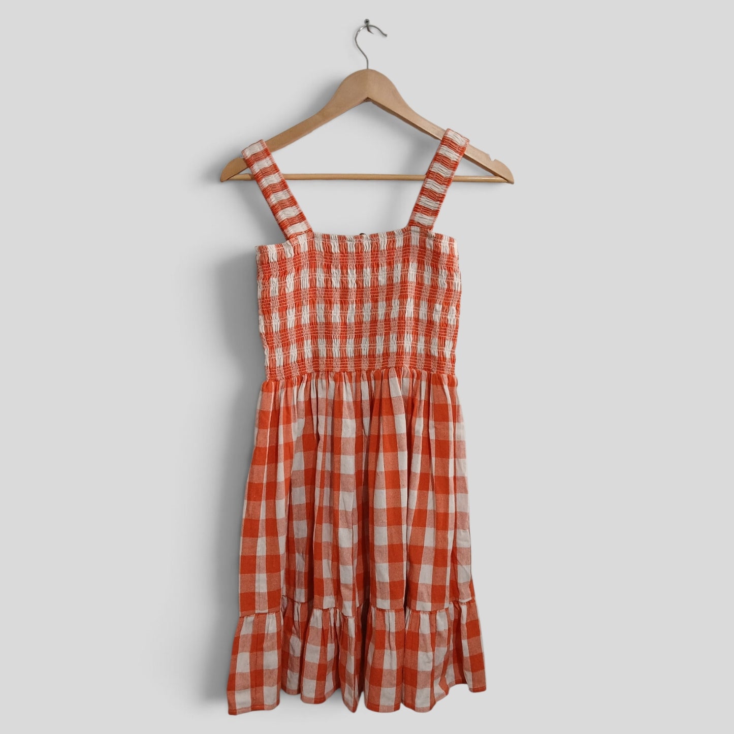 (8) Joop & Gyspy | Gingham Orange Dress