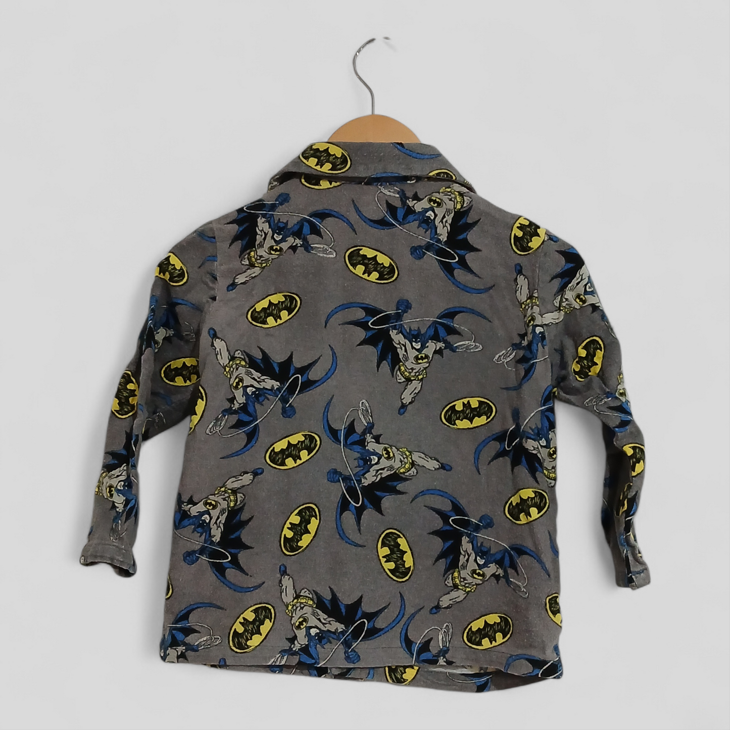 (3JNR) Batman | Flanellette PJ Shirt