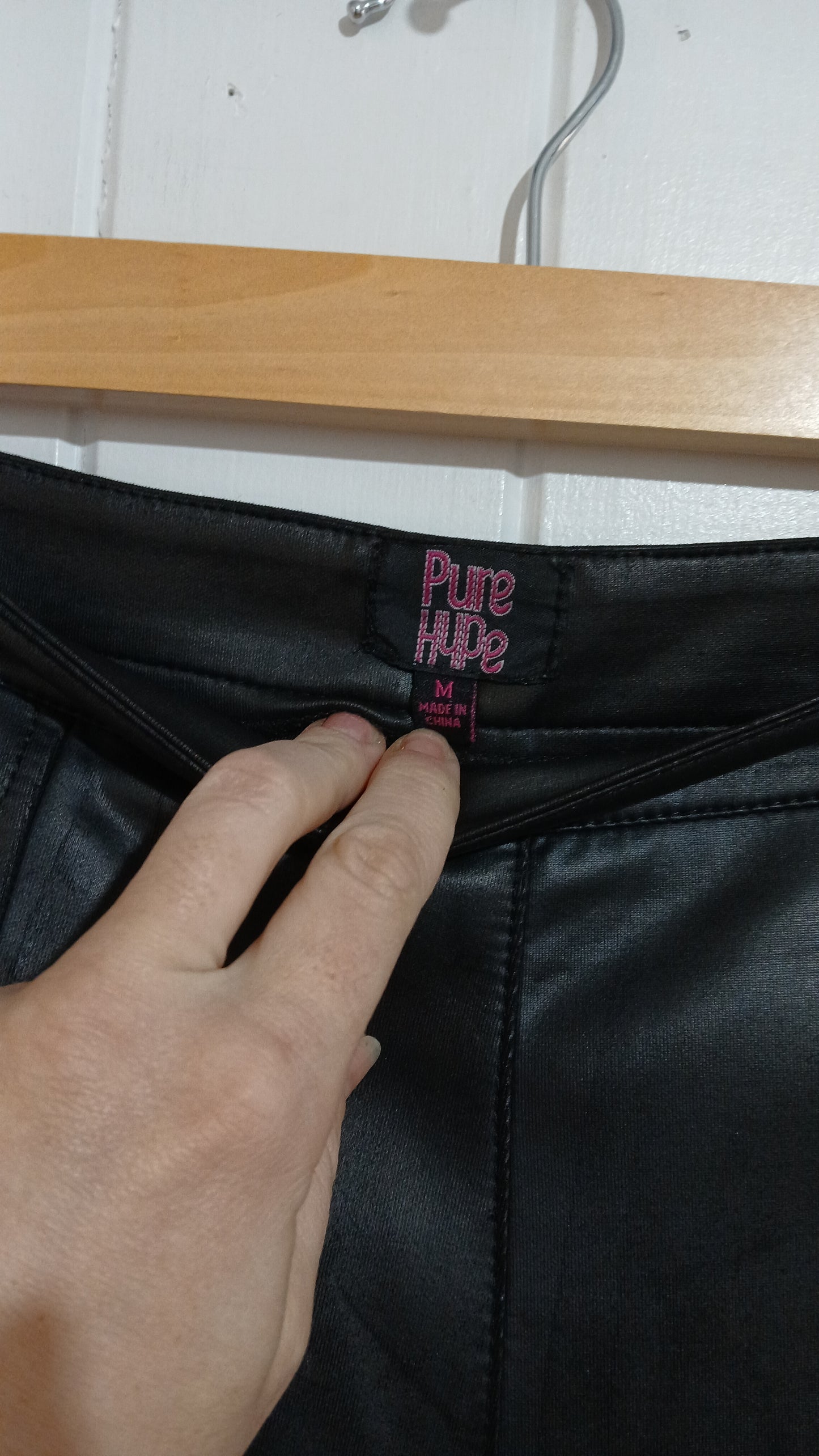 (M) Pure Hype | Faux Leather Pants