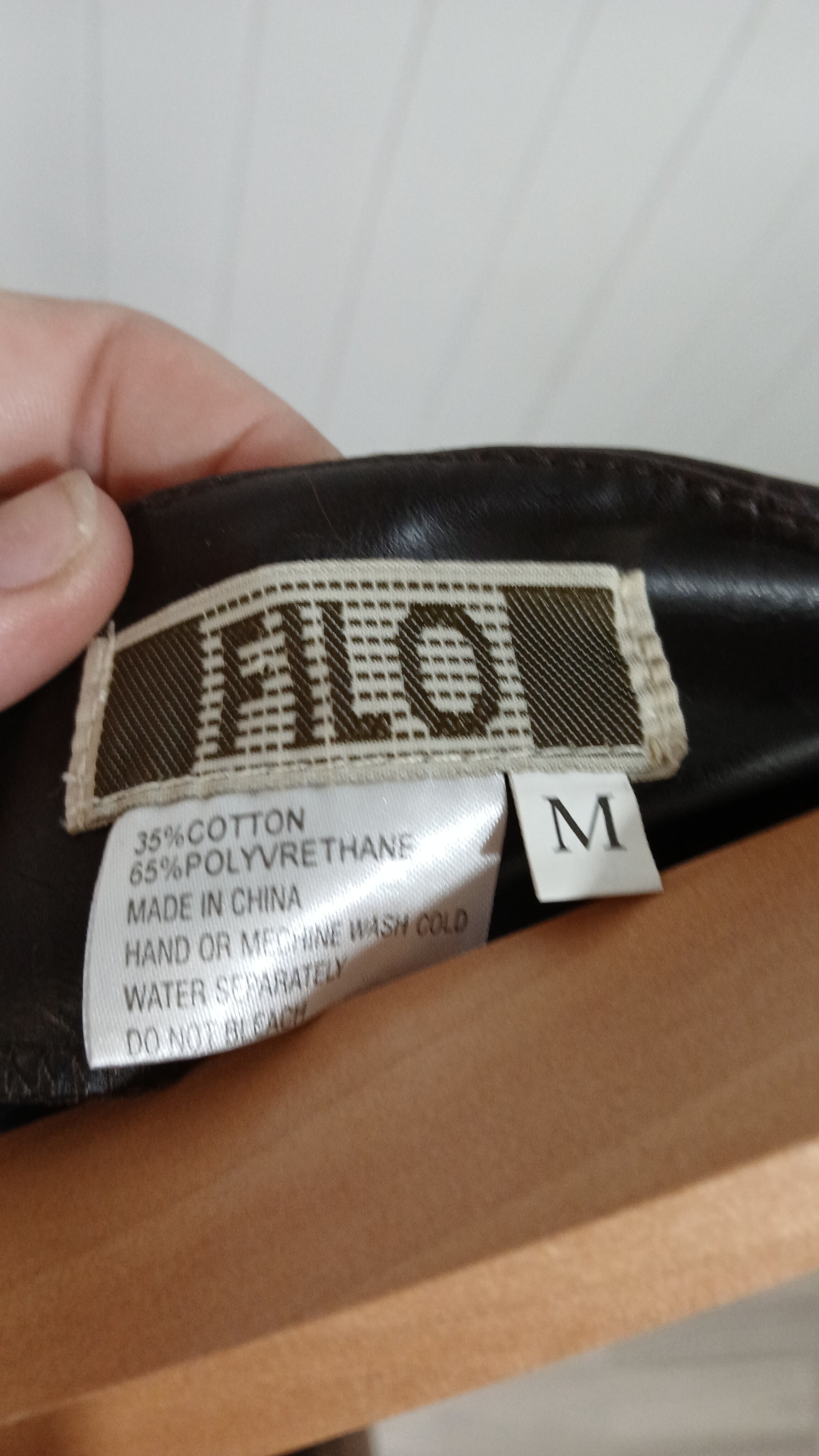 Image of (M) Filo | Brown Faux Leather Skirt