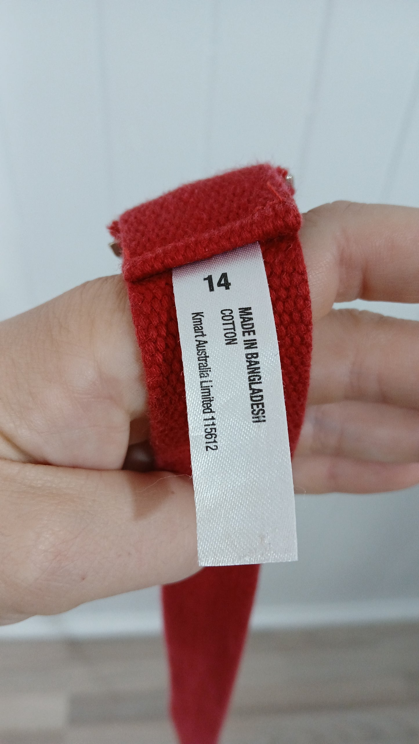 (14) Belt Red